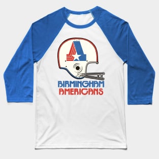 Defunct Birmingham Americans Football Team Helmet Baseball T-Shirt